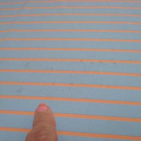 Peter Millar Golf Shirt Men’s XLarge Summer Comfort Blue Orange Striped GUC - Picture 10 of 10